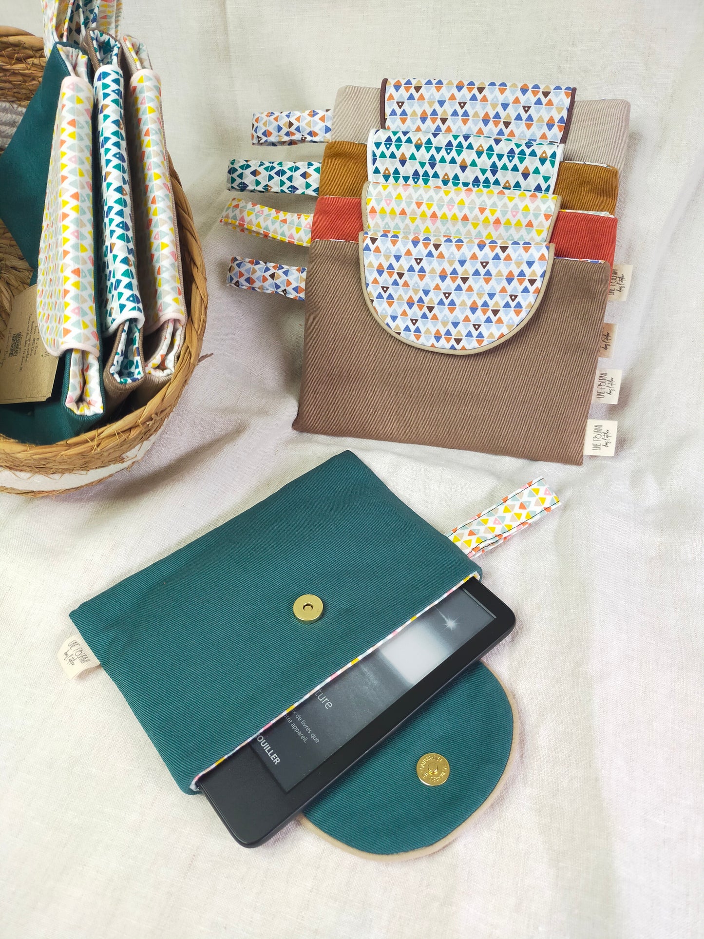 Housse liseuse molletonnée – Étui Kindle & Kobo (6 pouces)